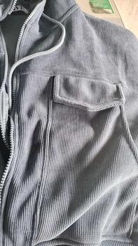 Product Review of Áo khoác nhung gân tăm form ngắn mới về, 6 túi, vải thoáng mát form xinh by Quỳnh Hí from V**n 1