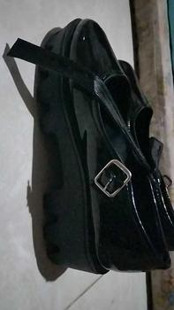 Product Review of Sepatu loafers wanita sepatu Loly MJ Hitam Putih Shoes Sandal Sendal fantofel  korea from W**7 2