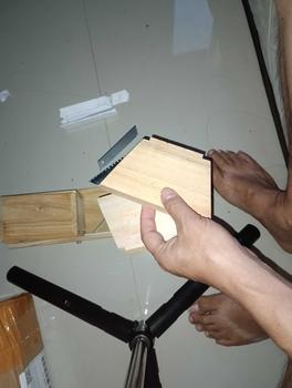 Product Review of Pengiris MK Ukuran Kecil Jati (COD) Bonus 2 Pisau - Kayu Jati Pilihan Berkualitas - Dapur from R** J**n 2