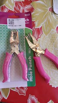 Product Review of 6MM Hole ID Puncher Single Hole Silicon Anti Slip Handle Scrapbooking Binding Stationary Office School Supplies from F**y 0