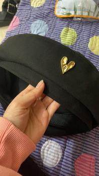 Product Review of INS-Mũ Nồi Len Có Nhãn Trái Tim Cho Nữ, Mũ Nồi Trơn, Cho Mùa Thu Và Mùa Đông from P**m Á** 1