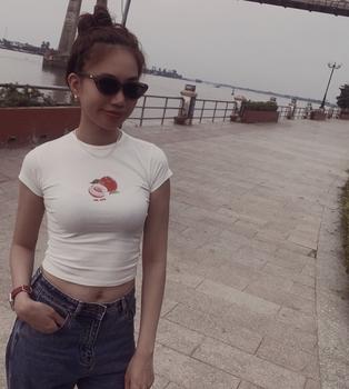 Product Review of Áo thun nữ baby tee cotton cổ tròn form ôm mùa hè hình trái Cherry, Đào, Chuối | bananabu from C**l m** b**y 🇻** 1