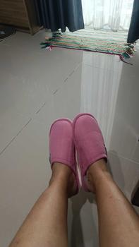 Product Review of รองเท้าใส่ในบ้าน รองเท้า สลิปเปอร์  พื้นยาง กันลื่น slipper สีพื้น (JIE) from n** ค**ว 1