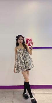 Product Review of Áo váy babydoll hoa nhí Nana21 Nanastore21 Nữ Dress Women Nhung Kem from H** Y** 2