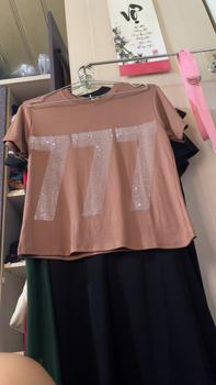 Product Review of [Bigsize 60 - 90kg] Áo Thun Nữ Babytee Đính Đá, Chất Thun Borip from K**h B**g T**n T**ỵ 0