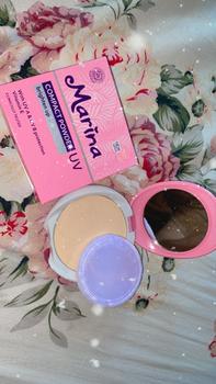 Product Review of MARINA Compact Powder UV Brighten Up Bedak Padat 12gr Peach Wajah from e**9 0