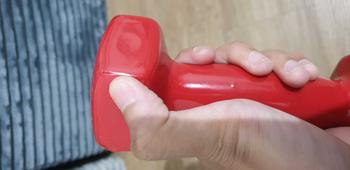 Product Review of LIGHTSPEED Dumbell 2Kg / Barbel Mini / Barbel Wanita /  Vinyl Cewek / Yoga  Otot from u**l 2