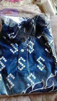 Product Review of เสื้อคอปกเนื้อผ้าดีลายตะขอสิงห์ from 我**。 0