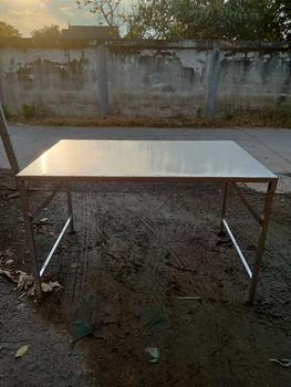 Product Review of โต๊ะพับหน้าแผ่นเมทัลชีท โต๊ะพับตลาดนัด โต๊ะพับวางของ ขนาด กว้าง 75cm ยาว 120cm สูง 75cm from น**ี ฉ**ง 1
