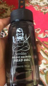 Product Review of MEN'S MAGIC HAIROIL HEAD GEL 300ML Gel Rambut 2 In 1 Styling gel comb Hair styling in 3 Seconds Slicked Back head hair wax hair pomade from u**e 0