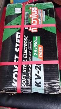 Product Review of (ยกลัง10ห่อ) KOVET ลวดเชื่อมเหล็กเหนียว KV-26 ขนาด2.6mm ห่อสีเขียว ห่อละ 2กก เชื่อมกัลวาไนซ์ได้ from s**n 0