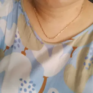 Kalung model paperklip emas tua 16k