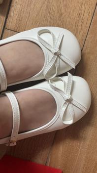 Product Review of Giày Nữ Đế Cao Mũi Tròn 3p Da Mềm Buộc Nơ Điểm Nhấn Gót 3-5cm - Shoes from t** đ**u 0