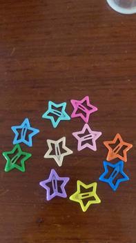 Product Review of 1 Bộ Kẹp Tóc Ngôi Sao Màu Pastel, Kẹp Tóc Mái Ngọt Ngào, Kẹp Tóc Bb Dễ Thương, Phụ Kiện Tóc Cho Bé Gái from H** 1
