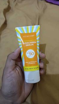 Product Review of [Twin Pack] Azarine Hydramax-C Sunscreen Serum SPF50 PA++++ 40ml Acid Hyaluronic Facial  Berminyak  Wajah  Sunblock from С**б 1