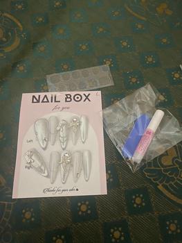 Product Review of (T-38)nail book thiết kế giá rẻ by chichi nail hút mắt mèo đính cham xinh lung linh from m**𐰁 0