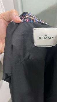Product Review of REMMY Sơ mi nam 1119 dài tay, màu đen ,lót cổ - cổ tay đáp họa tiết trùng cổ xanh cam đỏ from T**n 0