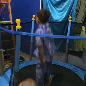 Trampoline Trampolin Anak  Speeds 55" 140cm Lompat Trampolin Mainan Anak  Fitness 067-04