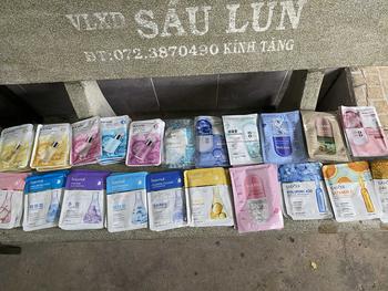 Product Review of SET 50 miếng mặt nạ tinh chất mix 15 mẫu Skincare Mask from A**h 0