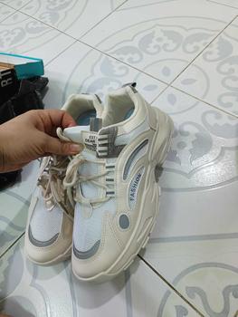 Product Review of giày nam tăng chiều cao 5cm lưới kết hợ da có phản quang sp 2002 Sneaker Cao Su Đế Bằng Shoes from S**g Đ**g 0