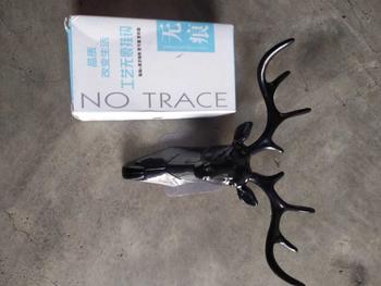 Product Review of COD Bathroom Punch-free Hook Creative Antlers Hook Behind The Kitchen Door Hook Light Organiser Smooth Wall Deer Hanger Plastic Stainless Hangable from Y**b S**r 1