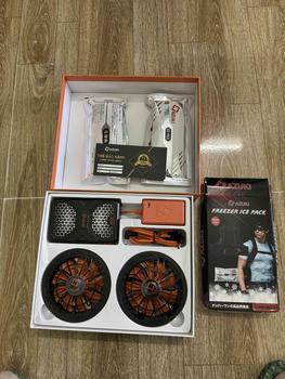 Product Review of Bộ phụ kiện Azuki EX9, quạt 21V siêu mạnh, chạy đk liên tục từ 11-20h, sạc nhanh 5h. Bảo hành 12 tháng (không bao gồm áo) from Đ** H**h 0