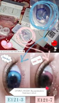 Product Review of 【3-5 days to arrive】Mayseeday graded contact lens gray contact lens 2pcs Soft Color Contact Lenses 6 months use Korean Eye Blue pink purple gray Contact Lenses Polar Blue from T**u 0