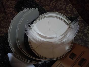 Product Review of HD Food Storage Stackable Plates Food Tray Temperature Sliding Door Dust and Insect Resistant Container Cover from m**z 3