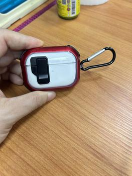 Product Review of เคส Airpods สวิตช์สแน็ปอัตโนมัติ, Sanptoch, สำหรับ Airpods Pro2/Pro/3rd, เคสนิ่มป้องกัน, สำหรับ Airpods 2 และ 1, ฝาครอบกันกระแทกเกราะพร้อมพวงกุญแจ from T**g 0