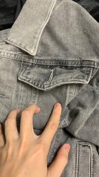 Product Review of FABULOUS Set Denim Gồm Áo Khoác Jean Form Unisex Và Quần Ống Rộng , Màu Đen/ Xám Cement Menswear Ong Có Túi from D**a n**g k**g g**u 1