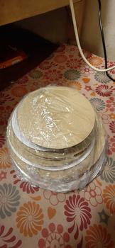 Product Review of 12 inches CAKE BOARD ORDINARY WHITE ROUND CORRUGATED (X10 PCS) from A**n 0