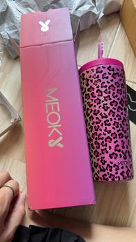 Product Review of แก้วฉนวน Meoky ความจุ 700 มล. พร้อมฝาปิดและฟาง ทำจากสแตนเลส แก้วฉนวนสุญญากาศ เก็บความเย็นได้นานกว่า 10 ชั่วโมง ป้องกันการรั่วซึม เหมาะสำหรับที่วางแก้วในรถยนต์ from อ**😁 1