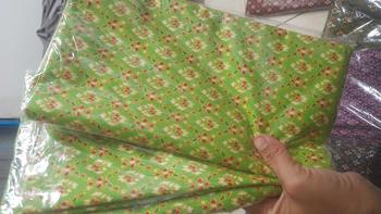 Product Review of ผ้าถุงลายไทยไม่เย็บ 10 ผืน หน้ากว้าง 2 เมตร ยาว 1.15 เมตร ผ้าซับน้ำดี ไม่ลื่น from A** 0