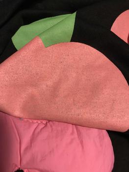 Product Review of Áo phông chất cotton khô cổ tim phối in nổi ( 00:00) form rộng nam nữ from D** M** H** 2