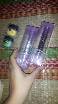 Product Review of (TẶNG KÈM QUÀ) Son Tint Bóng Lì Herorange Đá Tròn Tím Pastel Mã Mới from 𝘩**𝘯 1