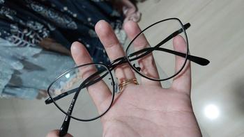 Product Review of (BELI1 GR4T1S 1)FRAME KACAMATA BESI CAT EYE QINAN SERIES Bluecromic Frame Perempuan Antiradiasi Blueray Cewek Lensa Photocromic Glasses Eyewear from W**a 2