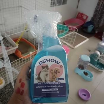 Product Review of DShow สเปร์ยดับกลิ่น น้ำยาดับกลิ่น ขนาด 500มล. ดับกลิ่นฉี่หมาแมว กลิ่นเหม็น กลิ่นภายในรถยนต์ (Deodorizer) from ป**า 0