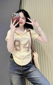 Product Review of Áo Thun In Phối Vải Thun Tăm 45- 90Kg Bigsize Dễ Thương Top Nữ Women Cổ Tròn - B.1370 from 🍀**🍀 0