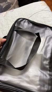 Product Review of SUPAMO Waterproof TPU Cosmetic Bag Makeup bag Transparent Storage Bath Bag Hand Printed Portable Wash Bag Cosmetic Bag Makeup bag Beg Makeup Travel Transparent Toiletries Bag Wash from f**q 3