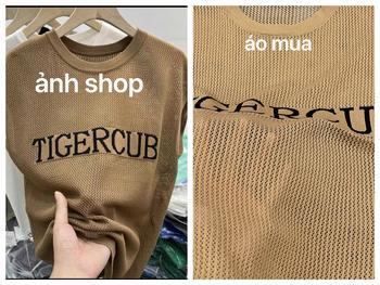 Product Review of Áo len lưới form rộng tay hến nữ kiểu cổ tròn Tank Top Tigercub dệt kim trẻ trung from D**o 0