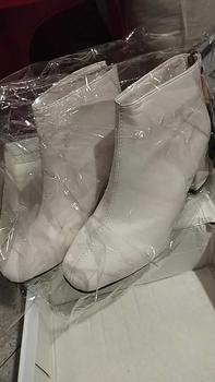 Product Review of Bốt gót vuông 5p có đen và kem Nữ Shoes Boot from P**💚 0