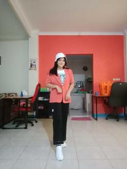 Product Review of HANDS UP - JINISO Cargo Baggy Celana Jeans Wanita Highwaist from N**u S**) 2