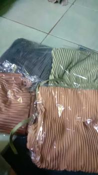 Product Review of BIG SALE.!! KULOT PLISKET LIDI HIGHWAIST  50 RIBU DAPAT 4 PCS Celana Bawahan panjang Wanita Rib from d**w 2**4 2