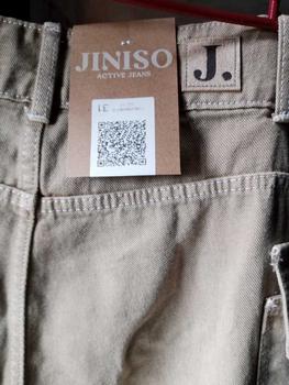 Product Review of HANDS UP - JINISO Cargo Baggy Celana Jeans Wanita Highwaist from S**🍵 3