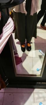 Product Review of Sepatu loafers wanita sepatu Loly MJ Hitam Putih Shoes Sandal Sendal fantofel  korea from C**1 3