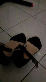 Product Review of Sandal High Heels Wanita Simpel Hak 5 cm Terbaru Hak Setengah (3-5 cm) Hitam from j**s 0