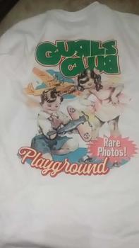 Product Review of Gurls Club Long Sleeve - Playground | Katun Combed Distro Kaos Nyaman Panjang Putih Sablon Baju Tangan T-Shirt Hitam Pendek Polos Santai Rib from i**i 0