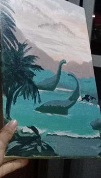 Product Review of PAINT BY NUMBER 20x30 CM KANVAS PAINTING WITH FRAME CAT KUAS - AESTHETIC LANDSCAPE from Ó** ** ** °**) 1