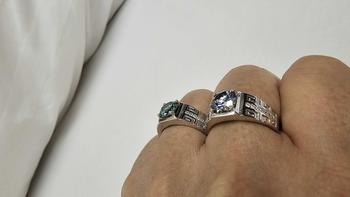 Product Review of Cincin Pria Perak Sterling Silver 925 Terbaru Batu Berlian Moissanite Asli 2.0 CT Ring adjustable Perhiasan Pria Bersertifikat GRA from J**y 1