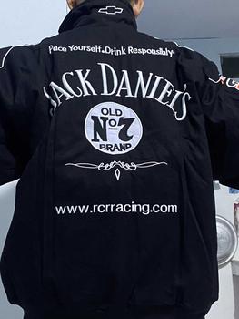 Product Review of Áo Khoác Jack Daniels Vải Kaki 3 Lớp, Có Trần Bông, Logo Hình Trên Áo Được Thiêu Menswear Nam Dài Tay Jacket Tay Dài from N**1 0